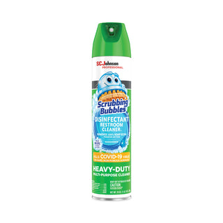 Scrubbing Bubbles® Disinfectant Restroom Cleaner, Clean Fresh Scent, 25 oz Aerosol Can (SJN313358EA) (SJN313358EA)