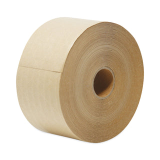 General Supply Glass-Fiber Reinforced Gummed Kraft Sealing Tape, 3" Core, 3" x 375 ft, Brown, 8/Carton (UFS7300)