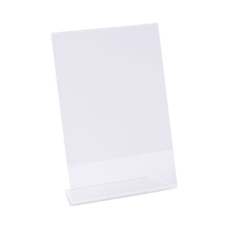 Universal® Clear L-Style Freestanding Frame, 5 x 7 Insert, 3/Pack (UNV76850)