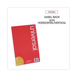 Universal® Clear L-Style Freestanding Frame, 5 x 7 Insert, 3/Pack (UNV76850)