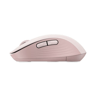 Logitech® Signature M650 Wireless Mouse, 2.4 GHz Frequency, 33 ft Wireless Range, Medium, Right Hand Use, Rose (LOG910006251)