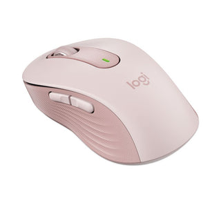 Logitech® Signature M650 Wireless Mouse, 2.4 GHz Frequency, 33 ft Wireless Range, Medium, Right Hand Use, Rose (LOG910006251)