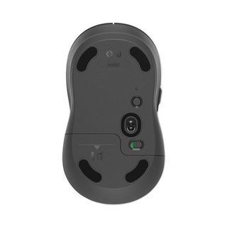 Logitech® Signature M650 for Business Wireless Mouse, 2.4 GHz Frequency, 33 ft Wireless Range, Medium, Right Hand Use, Graphite (LOG910006272)