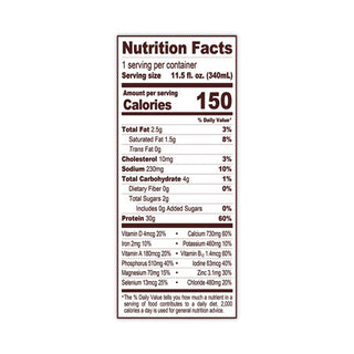 Fairlife® High Protein Chocolate Nutrition Shake, 11.5 oz Bottle, 12/Pack (GRR22001002)