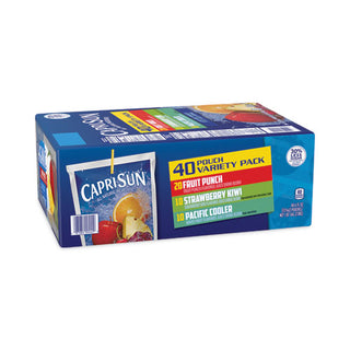 Capri Sun® Fruit Juice Pouches Variety Pack, 6 oz, 40 Pouches/Pack (GRR22000593)