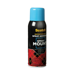 Scotch® Spray Mount Repositionable Adhesive, 10.25 oz, Dries Clear (MMM6065)