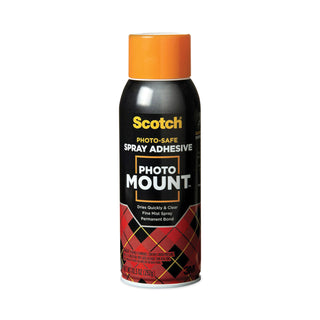 Scotch® Photo Mount Spray Adhesive, 10.25 oz, Dries Clear (MMM6094)