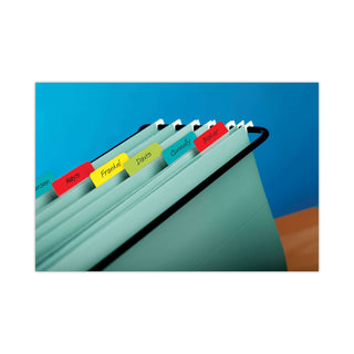 Post-it® 2" Angled Tabs, 1/5-Cut Tabs, Assorted Colors, 2" Wide, 24/Pack (MMM686AALYR)