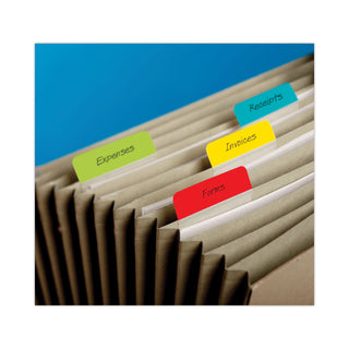Post-it® 2" Angled Tabs, 1/5-Cut Tabs, Assorted Colors, 2" Wide, 24/Pack (MMM686AALYR)