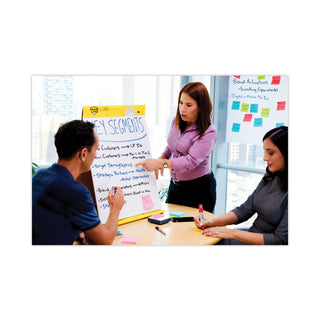 Post-it® Self-Stick Original Tabletop Easel Pad, Unruled, 20 White 20 x 23 Sheets (MMM563R)