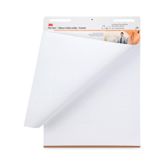 3M™ Professional Flip Chart, Unruled, 40 White 25 x 30 Sheets, 2/Carton (MMM570)