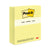 Post-it® Original Pads in Canary Yellow, Note Ruled, 3" x 5", 100 Sheets/Pad, 12 Pads/Pack (MMM635YW)