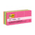 Post-it® Original Pads in Poptimistic Collection Colors, 1.38" x 1.88", 100 Sheets/Pad, 12 Pads/Pack (MMM653AN)