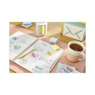 Post-it® Original Recycled Note Pads, 1.5" x 2", Canary Yellow, 100 Sheets/Pad, 12 Pads/Pack (MMM653RPYW)