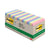 Post-it® Original Recycled Note Pad Cabinet Pack, 3" x 3", Sweet Sprinkles Collection Colors, 75 Sheets/Pad, 24 Pads/Pack (MMM654R24CPAP)