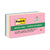 Post-it® Original Recycled Note Pads, 3" x 5", Sweet Sprinkles Collection Colors, 100 Sheets/Pad, 5 Pads/Pack (MMM655RPA)