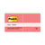 Post-it® Original Pads in Poptimistic Collection Colors, Note Ruled, 3" x 3", 100 Sheets/Pad, 6 Pads/Pack (MMM6306AN)