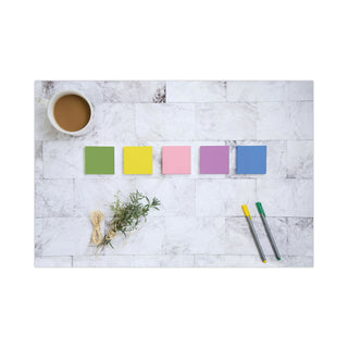 Post-it® Original Pads in Floral Fantasy Collection Colors, 3" x 3", 100 Sheets/Pad, 5 Pads/Pack (MMM6545UC)