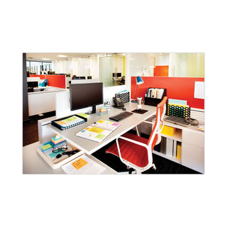 Post-it® Original Pads in Floral Fantasy Collection Colors, 3" x 3", 100 Sheets/Pad, 5 Pads/Pack (MMM6545UC)