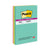 Post-it® Pads in Supernova Neon Collection Colors, Note Ruled, 4" x 6", 90 Sheets/Pad, 3 Pads/Pack (MMM6603SSMIA)