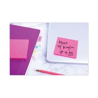Post-it® Mini Cubes, 1.88" x 1.88", Green Wave and Orange Wave Collections, 400 Sheets/Cube, 3 Cubes/Pack (MMM20513PK)