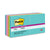 Post-it® Pads in Supernova Neon Collection Colors, 3" x 3", 90 Sheets/Pad, 12 Pads/Pack (MMM65412SSMIA)