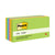 Post-it® Original Pads in Floral Fantasy Collection Colors, Value Pack, 3" x 3", 100 Sheets/Pad, 14 Pads/Pack (MMM65414AU)