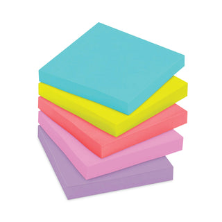 Post-it® Pads in Supernova Neon Collection Colors, Cabinet Pack, 3" x 3", 70 Sheets/Pad, 24 Pads/Pack (MMM65424SSMIACP)