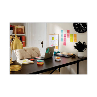 Post-it® Pads in Supernova Neon Collection Colors, Cabinet Pack, 3" x 3", 70 Sheets/Pad, 24 Pads/Pack (MMM65424SSMIACP)