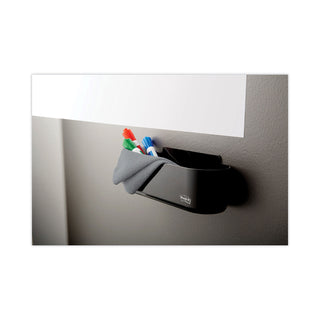 Post-it® Dry Erase Accessory Tray, 8 1/2 x 3 x 5 1/4, Black (MMMDEFTRAY)