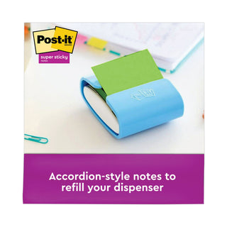 Post-it® Pop-up 3 x 3 Note Refill, 3" x 3", Playful Primaries Collection Colors, 90 Sheets/Pad, 6 Pads/Pack (MMMR3306SSAN)