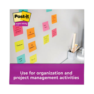 Post-it® Pop-up 3 x 3 Note Refill, 3" x 3", Energy Boost Collection Colors, 90 Sheets/Pad, 10 Pads/Pack (MMMR33010SSAU)