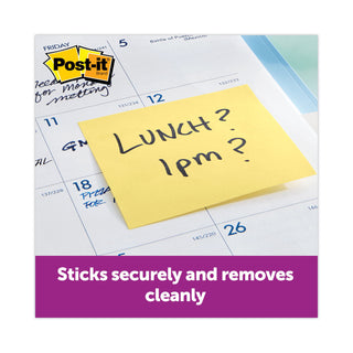 Post-it® Pop-up 3 x 3 Note Refill, 3" x 3", Canary Yellow, 90 Sheets/Pad, 12 Pads/Pack (MMMR33012SSCY)