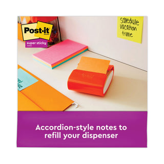 Post-it® Pop-up 3 x 3 Note Refill, 3" x 3", Energy Boost Collection Colors, 90 Sheets/Pad, 18 Pads/Pack (MMMR33018SSAUCP)