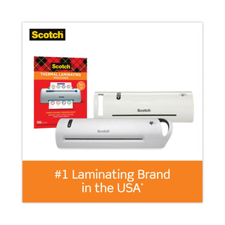 Scotch® Laminating Pouches, 3 mil, 9" x 11.5", Gloss Clear, 100/Pack (MMMTP3854100)
