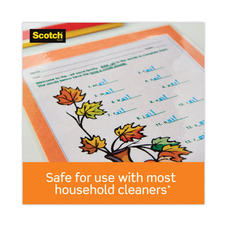 Scotch® Laminating Pouches, 3 mil, 9" x 11.5", Gloss Clear, 100/Pack (MMMTP3854100)