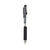 Pentel® WOW! Retractable Gel Pen, Medium 0.7 mm, Black Ink, Clear/Black Barrel, 24/Pack (PENK437ASW2)