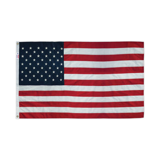 Advantus All-Weather Outdoor U.S. Flag, Heavyweight Nylon, 3 ft x 5 ft (AVTMBE002460)