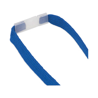 Advantus Breakaway Lanyards, Metal J-Hook Fastener, Blue, 24/Box (AVT97130)