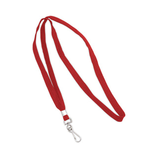 Advantus Deluxe Lanyards, J-Hook Style, 36" Long, Red, 24/Box (AVT75425)