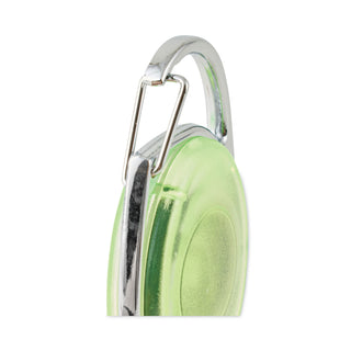 Advantus Carabiner-Style Retractable ID Card Reel, 30" Extension, Assorted Neon, 20/Pack (AVT91119)
