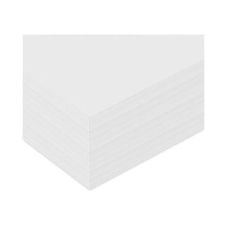 Universal® Loose White Memo Sheets, 4 x 6, Unruled, Plain White, 500/Pack (UNV46500)