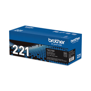 Brother TN221BK Toner, 2500 Page-Yield, Black (BRTTN221BK)
