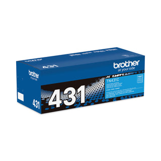 Brother TN431C Toner, 1800 Page-Yield, Cyan (BRTTN431C)