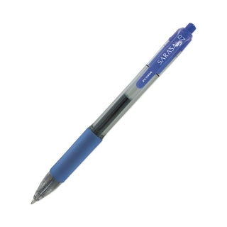 Zebra® Sarasa Dry Gel X20 Retractable Gel Pen, Medium 0.7mm, Blue Ink, Translucent Blue Barrel, 36/Pack (ZEB46236)