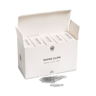 U Brands Paper Clips, Medium, Silver, 1,000/Pack (UBR3684U0624)