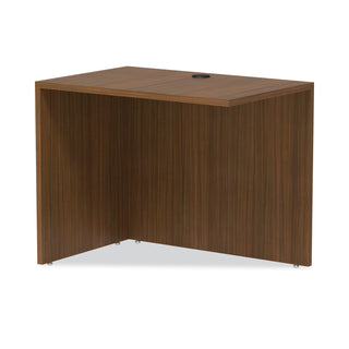 Alera® Valencia Series Reversible Return/Bridge Shell, 35w x 23 5/8d x 29 1/2h, Modern Walnut (ALEVA353624WA)