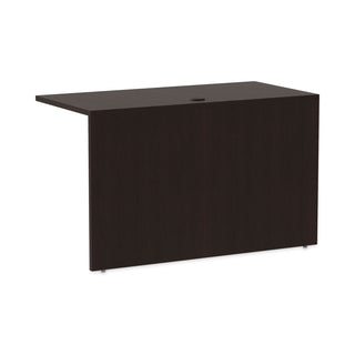 Alera® Valencia Series Reversible Return/Bridge Shell, 47 1/4w x 23 5/8d x 29 1/2h, Espresso (ALEVA354824ES)