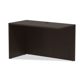Alera® Valencia Series Reversible Return/Bridge Shell, 47 1/4w x 23 5/8d x 29 1/2h, Espresso (ALEVA354824ES)