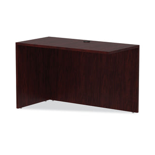 Alera® Valencia Series Reversible Return/Bridge Shell, 47 1/4w x 23 5/8d x 29 1/2h, Mahogany (ALEVA354824MY)